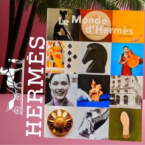 2pc HERMES Magazine Letter Book Catalog Le Monde d’Hermes Gift